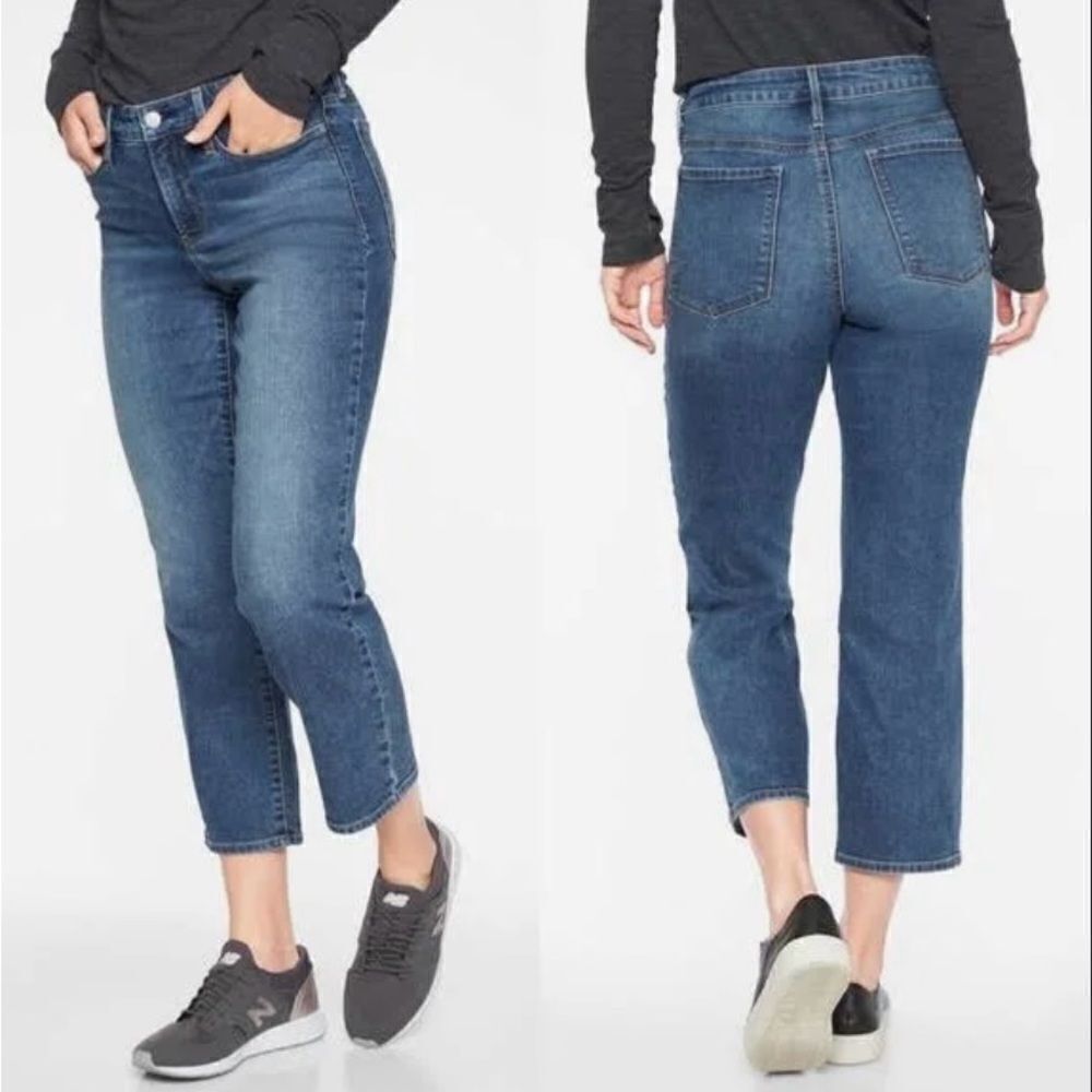 Athleta cropped Jeans size 4